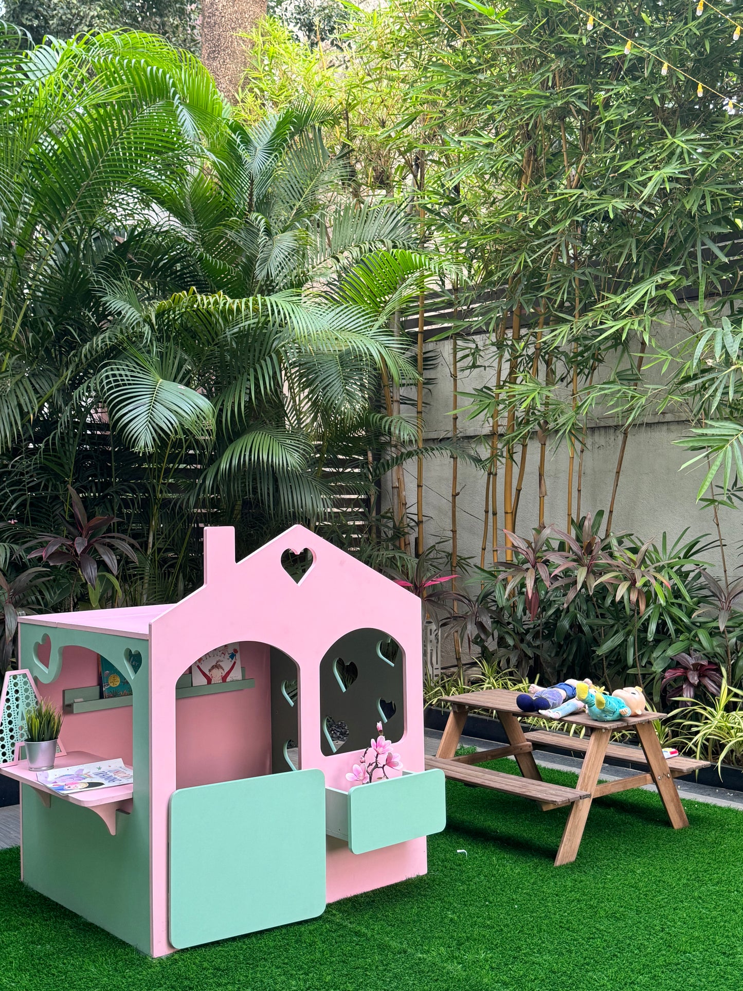 Koriko Design's Heart Cubby House -Crafted with love and creativity, it invites little ones to create magical memories in their own enchanting space.