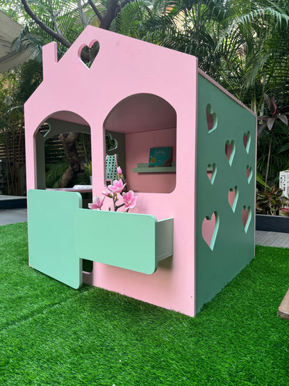 Koriko Design's Heart Cubby House -Crafted with love and creativity, it invites little ones to create magical memories in their own enchanting space.