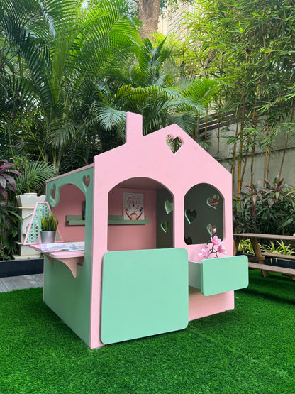 Koriko Design's Heart Cubby House -Crafted with love and creativity, it invites little ones to create magical memories in their own enchanting space.