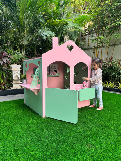 Koriko Design's Heart Cubby House -Crafted with love and creativity, it invites little ones to create magical memories in their own enchanting space.