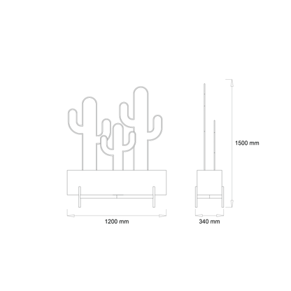 Large Cactus Planter