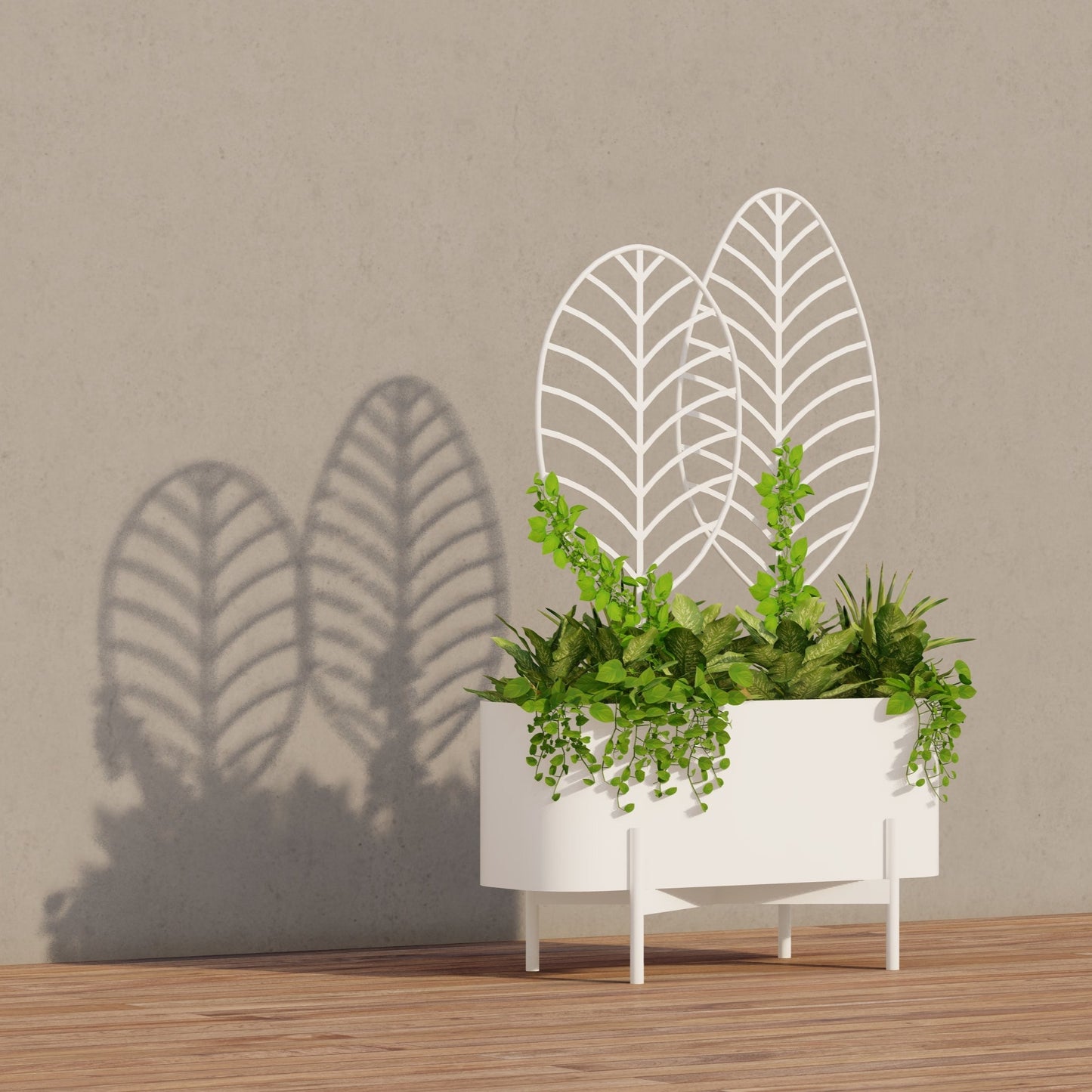 Small Leaf Nest Planter